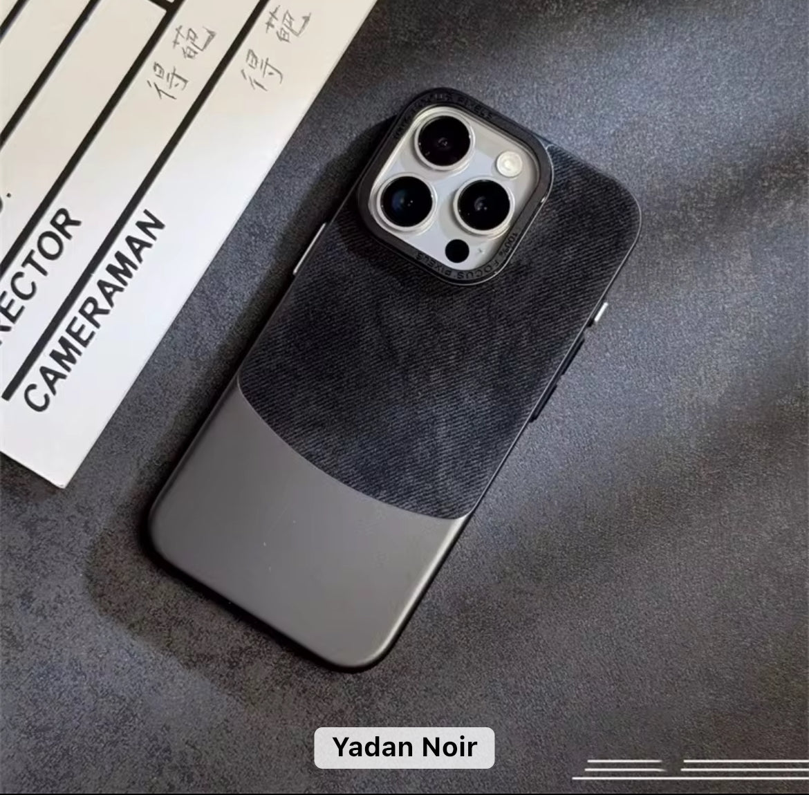 ÉTUI PREMIUM EN FLANELLE AVEC CADRE DE LENTILLE MÉTALLIQUE. PROTECTION ÉCRAN OFFERT